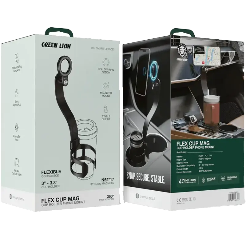 Green Lion Flex Cup Mag - Cup Holder Phone Mount 2 Mascom International.webp